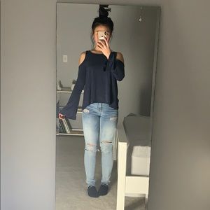 Bell-sleeved shirt from Hollister !